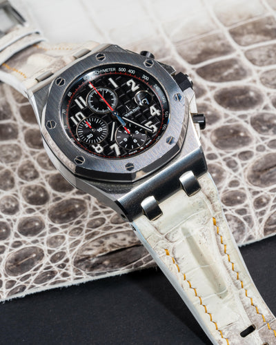 Bespoke Watch Strap in Natural Himalayan Crocodile