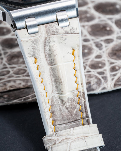 Bespoke Watch Strap in Natural Himalayan Crocodile