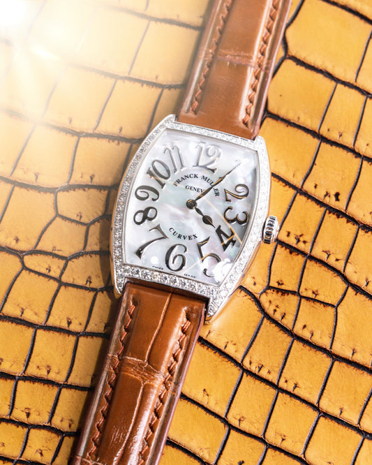 Bespoke Watch Strap in Chestnut Brown Alligator