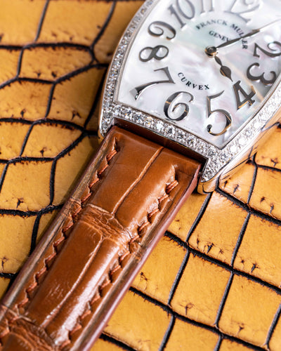 Bespoke Watch Strap in Chestnut Brown Alligator