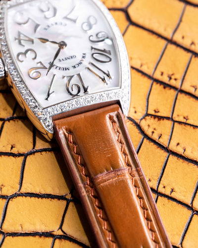 Bespoke Watch Strap in Chestnut Brown Alligator