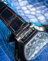 Bespoke Watch Strap in Black Crocodile