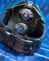 Bespoke Watch Strap in Black Crocodile