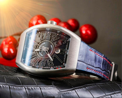 Bespoke Watch Strap in Ombre Dull Crocodile