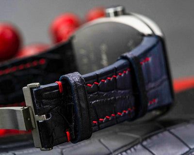 Bespoke Watch Strap in Ombre Dull Crocodile