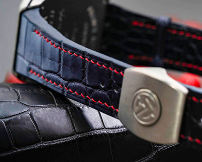 Bespoke Watch Strap in Ombre Dull Crocodile