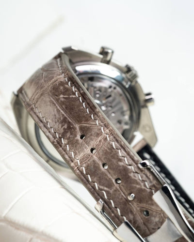 Bespoke Watch Strap in Natural Himalayan Crocodile