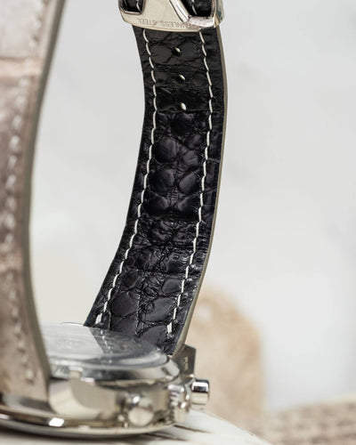 Bespoke Watch Strap in Natural Himalayan Crocodile