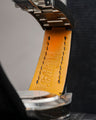Bespoke Watch Strap in Black Crocodile