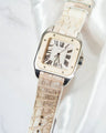 Bespoke Watch Strap in Natural Himalayan Crocodile