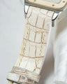 Bespoke Watch Strap in Natural Himalayan Crocodile