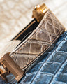 Bespoke Watch Strap in Natural Himalayan Crocodile