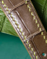 Bespoke Watch Strap in Juniper Green Alligator