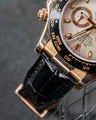 Bespoke Watch Strap in Black Crocodile