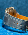 Bespoke Watch Strap in Icy Blue Alligator