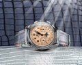 Bespoke Watch Strap in Metallic Silver Alligator