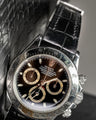Bespoke Watch Strap in Black Crocodile