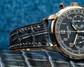 Bespoke Watch Strap in Denim Crocodile