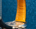 Bespoke Watch Strap in Denim Crocodile