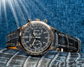 Bespoke Watch Strap in Denim Crocodile