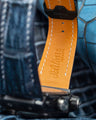 Bespoke Watch Strap in Denim Crocodile
