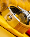 Bespoke Watch Strap in Yellow Crocodile