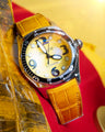 Bespoke Watch Strap in Yellow Crocodile