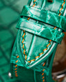Bespoke Watch Strap in Emerald Green Crocodile
