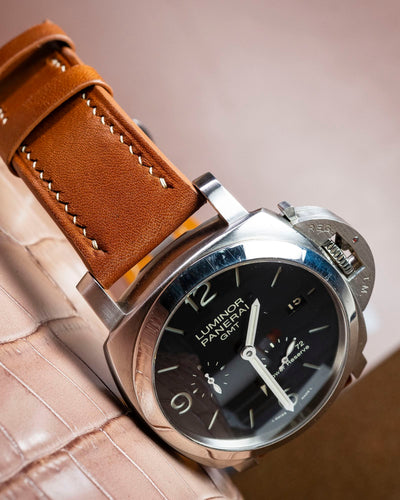 Bespoke Watch Strap in Golden Barenia