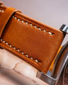 Bespoke Watch Strap in Golden Barenia