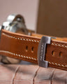 Bespoke Watch Strap in Golden Barenia