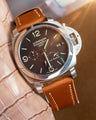 Bespoke Watch Strap in Golden Barenia