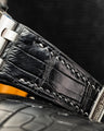 Bespoke Watch Strap in Black Crocodile