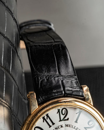 Bespoke Watch Strap in Black Crocodile