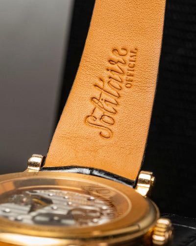 Bespoke Watch Strap in Black Crocodile