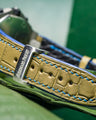 Bespoke Watch Strap in Pear Green Alligator