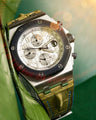 Bespoke Watch Strap in Pear Green Alligator