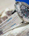 Bespoke Watch strap in Natural Himalayan Crocodile