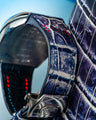 Bespoke Watch Strap in Tainted Blue Snowflake Crocodile