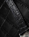 Bespoke Watch Strap in Black Alligator