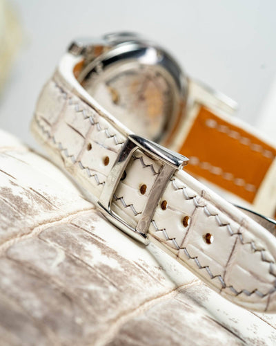 Bespoke Watch Strap in Natural Himalayan Crocodile