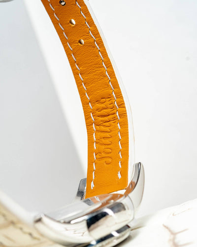 Bespoke Watch Strap in Natural Himalayan Crocodile