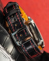 Bespoke Watch Strap in Black Crocodile
