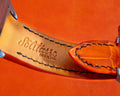 Bespoke Watch Strap in Orange Crocodile