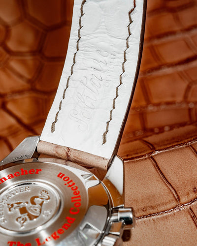 Bespoke Watch Strap in Ombre Brown Crocodile