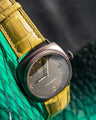 Bespoke Watch Strap in Pear Green Alligator