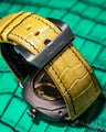 Bespoke Watch Strap in Pear Green Alligator