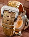 Bespoke Watch Strap in Etoupe Chevre