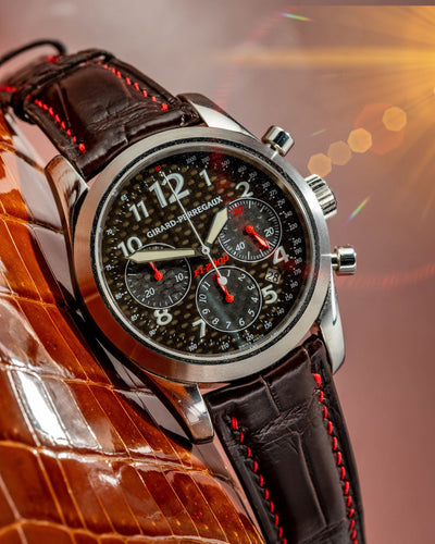 Bespoke Watch Strap in Reddish Brown Crocodile