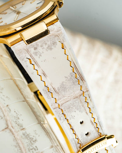 Bespoke Watch Strap in Natural Himalayan Crocodile
